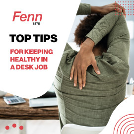 Top tips for keeping healthy in a desk job